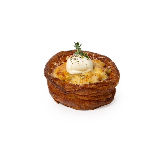 Potato Leek Gratin Brioche Bun